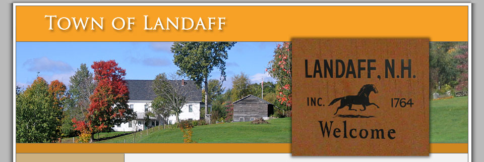 Town of Landaff Select Board Meetings header
